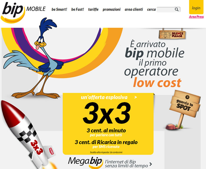 Bip Mobile, il nuovo operatore di telefonia mobile presenta le nuove tariffe